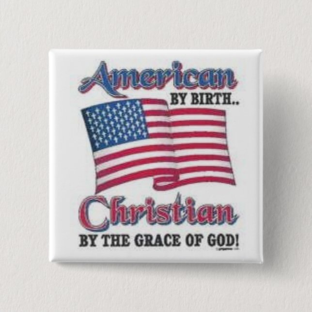 Christliche USA Button (Vorderseite)