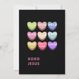 Christliche Valentinstag-Karte Einladung
