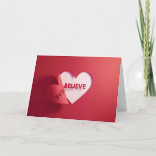 Christliche Valentintagskarte Feiertagskarte