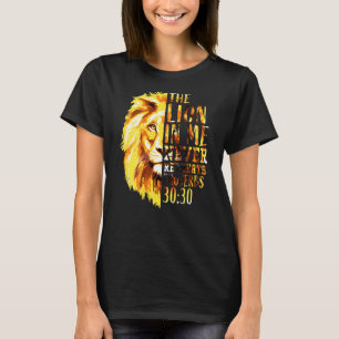 Christliche Verse Männer Vater Löwe von Juda Back T-Shirt
