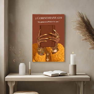 Christliche Wall Art Bibelschrift Poster