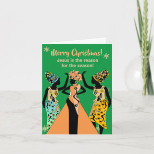 Christliche Weihnachten auf afrikanischer amerikan
