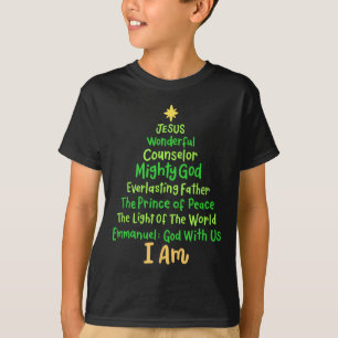 Christliche Weihnachten Jesus Bibel Namen Weihnach T-Shirt