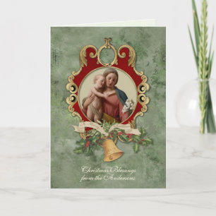 Christliche Weihnachten Jesus Jungfrau Maria Vinta