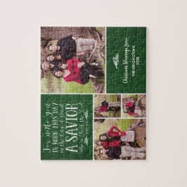 Christliche Weihnachtsfeier Luke 2 Foto Puzzle