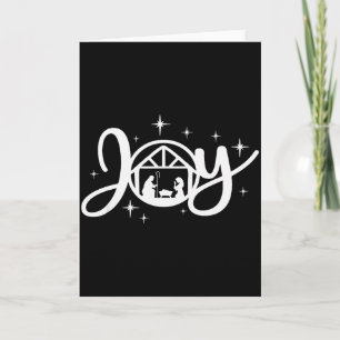 Christliche Weihnachtsfreude Jesus Kippenszene Gla Karte