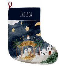 Christliche Weihnachtsgebirgskrippe Rot