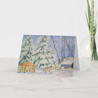 Christliche Weihnachtsgrußkarten zur Geburt Jesu Karte