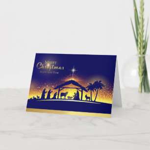 Christliche Weihnachtskarte Feiertagskarte
