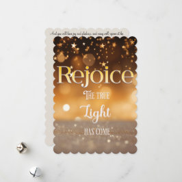 Christliche Weihnachtskarte Feiertagskarte