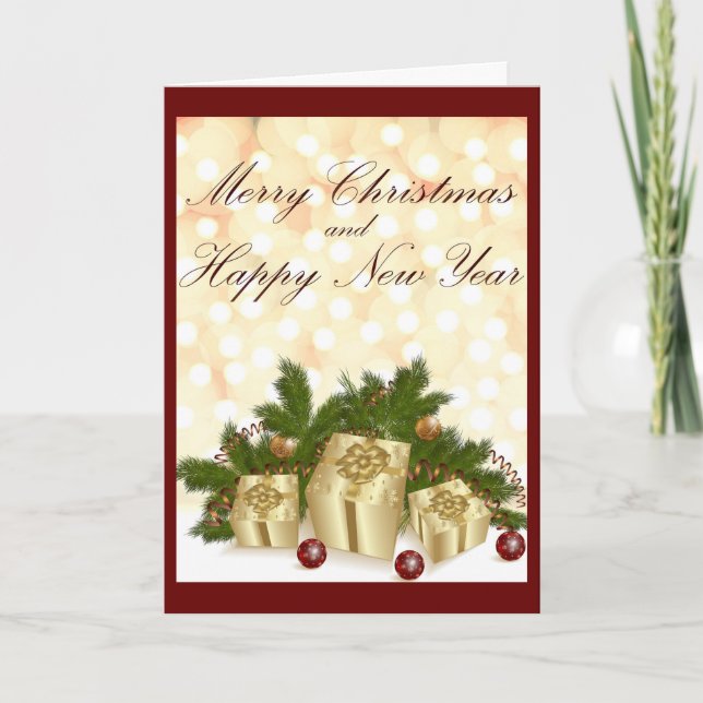 Christliche Weihnachtskarte Feiertagskarte (Vorderseite)