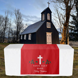 Christliche Weihnachtskirchenveranstaltung Wandteppich