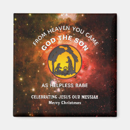 Christliche Weihnachtskrippe Magnet