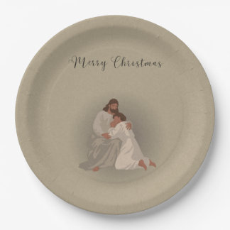 Christliche Weihnachtsservietten Pappteller
