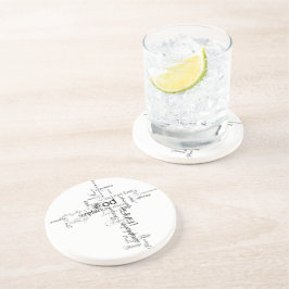 Christliche Wörter Getränkeuntersetzer