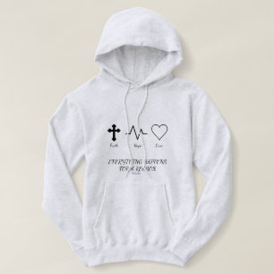 Christliche Wörter Hoodie