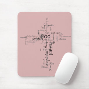Christliche Wörter Mousepad