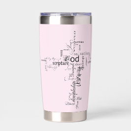 Christliche Wörter personalisiert Thermobecher
