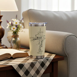 Christliche Wörter personalisiert Thermobecher