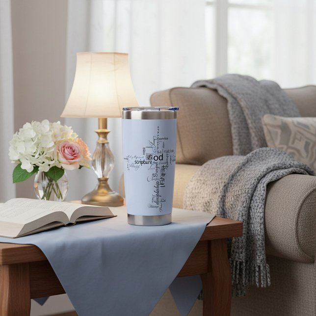Christliche Wörter personalisiert Thermobecher (Von Creator hochgeladen)