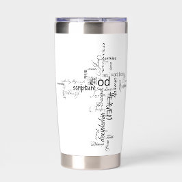 Christliche Wörter personalisiert Thermobecher