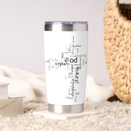 Christliche Wörter personalisiert Thermobecher
