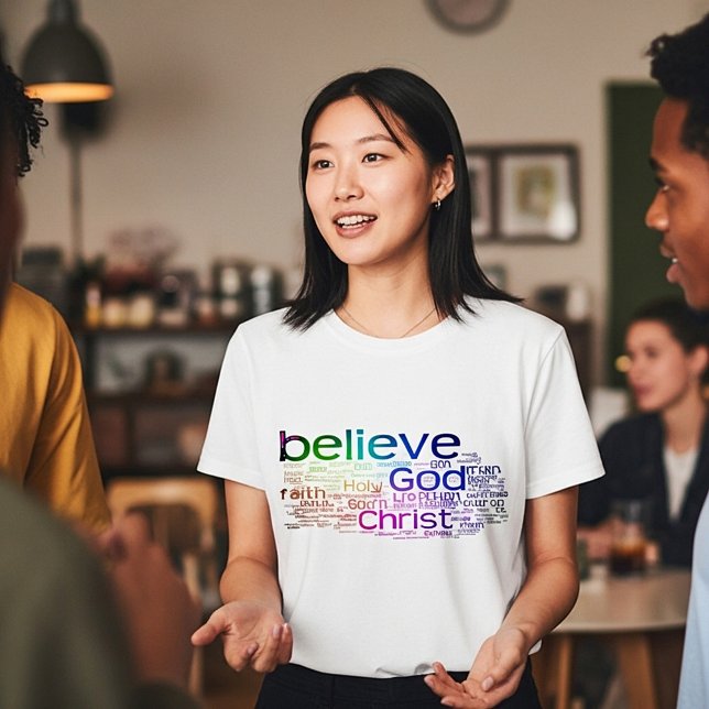 Christliche Wortwolke T-Shirt (Von Creator hochgeladen)