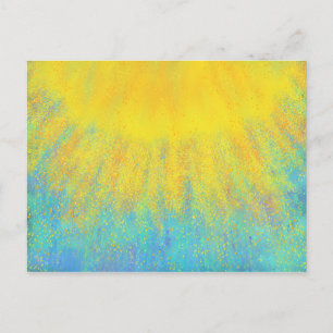 Christliche zeitgenössische moderne Kunstmalerei d Postkarte