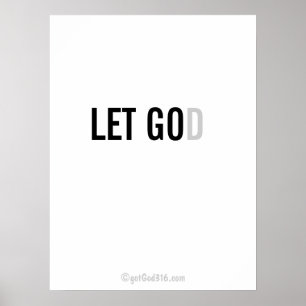 Christliche Zitat-gotGod316.com-Wand-Kunst Poster