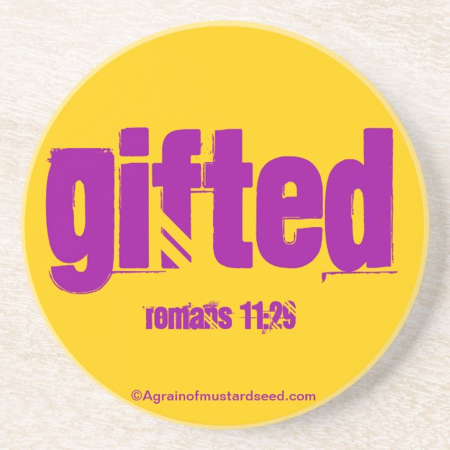 Christliche Zitate Inspiration Getränkeuntersetzer (Vorne)