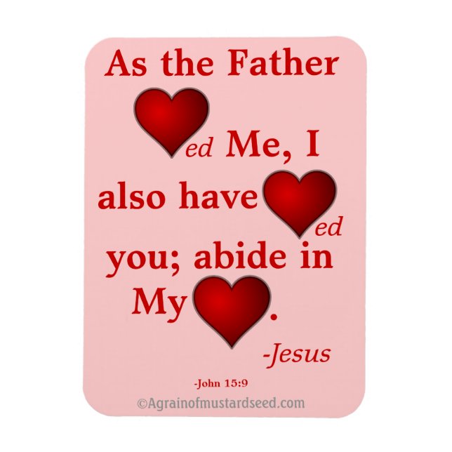 Christliche Zitate Inspiration Magnet (Vertikal)