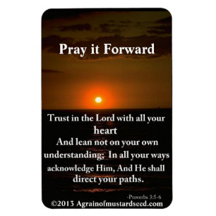 Christliche Zitate Inspirational Magnet