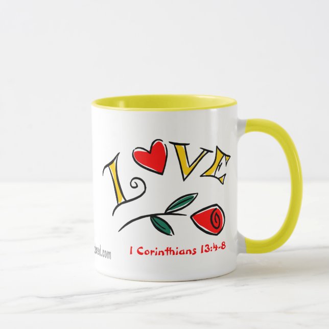 Christliche Zitate Inspirational Tasse (Rechts)