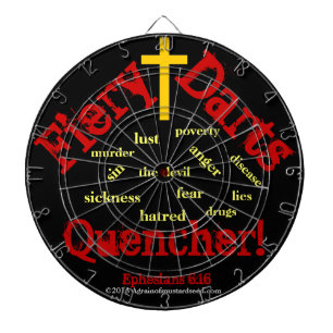 Christliche Zitate Inspirierend Dartscheibe