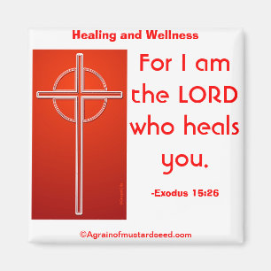 Christliche Zitate Magnet