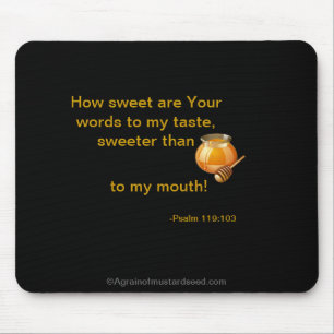 Christliche Zitate Mousepad