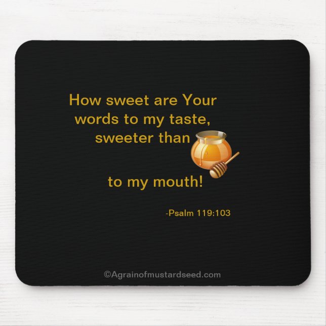 Christliche Zitate Mousepad (Vorne)