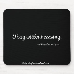 Christliche Zitate Mousepad