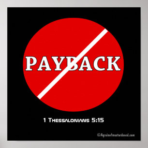 Christliche Zitate Poster