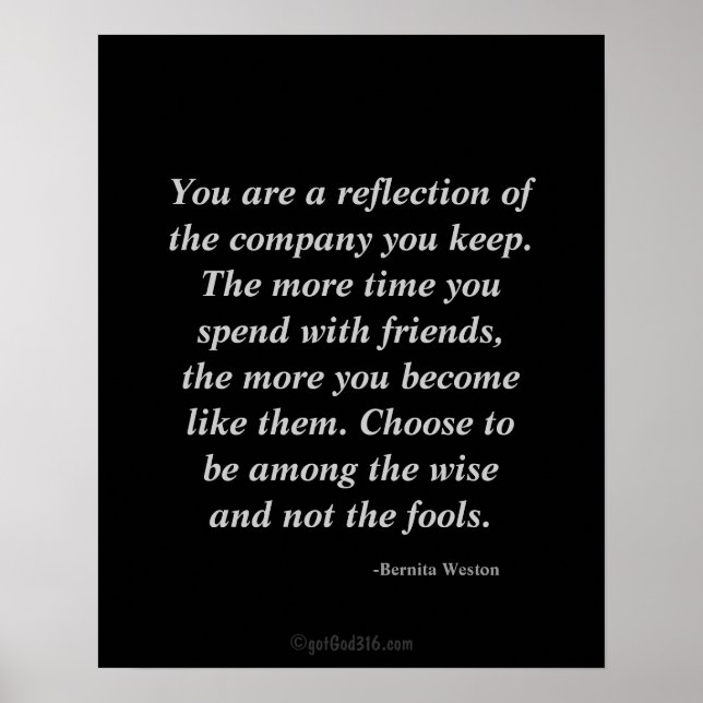 Christliche Zitate Poster (Vorne)