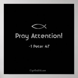 Christliche Zitate Poster