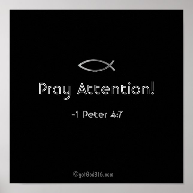 Christliche Zitate Poster (Vorne)