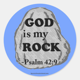 Christliche Zitate Runder Aufkleber