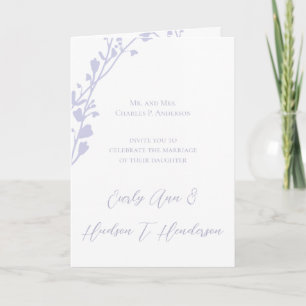 Christliche Zwei-werden-Eins-Bi-Fold-Hochzeit Einladung