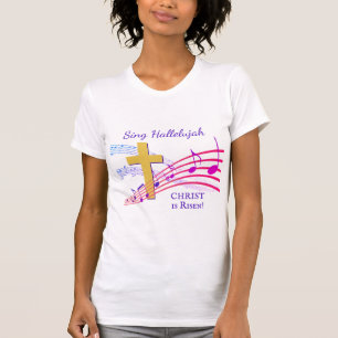 Christlichen HALLELUJAH CHRIST IST RISEN OsterMAH T-Shirt