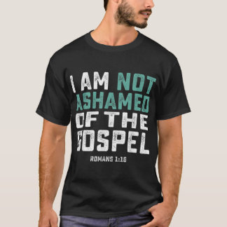 Christlichen Shirts schäme ich mich nicht für das 