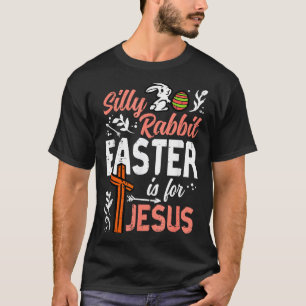 Christlicher alberner Hase Ostern für Jesus Männer T-Shirt