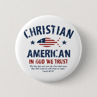 Christlicher Amerikaner Button