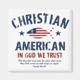 Christlicher Amerikaner Magnet