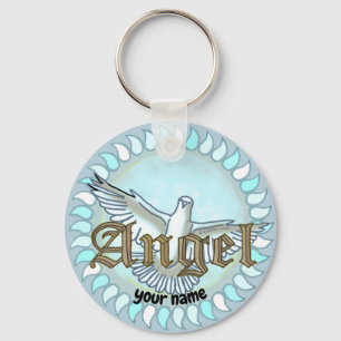 Christlicher Angel-Dove-Schlüsselanhänger Schlüsselanhänger